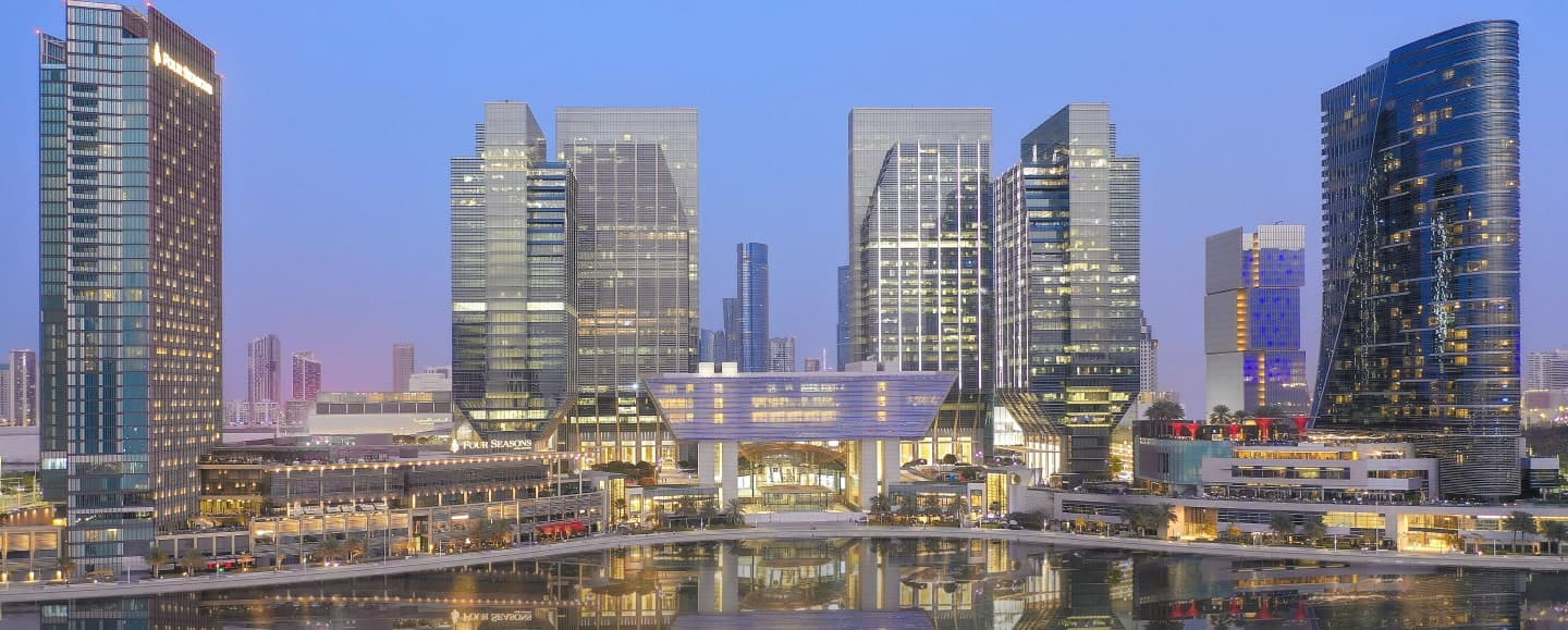 Abu Dhabi waterfront panorama