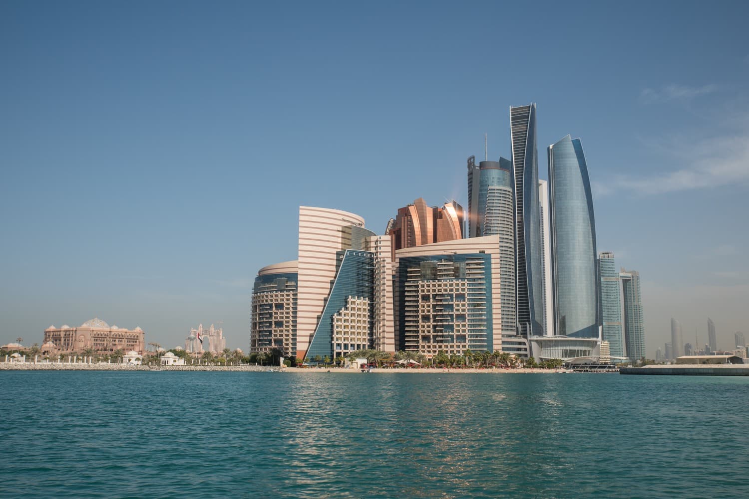 Abu Dhabi waterfront panorama